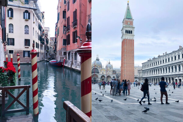 威尼斯Venice水都｜威尼斯火車站&大運河，啊！原來威尼斯這樣被建造在水中的！
