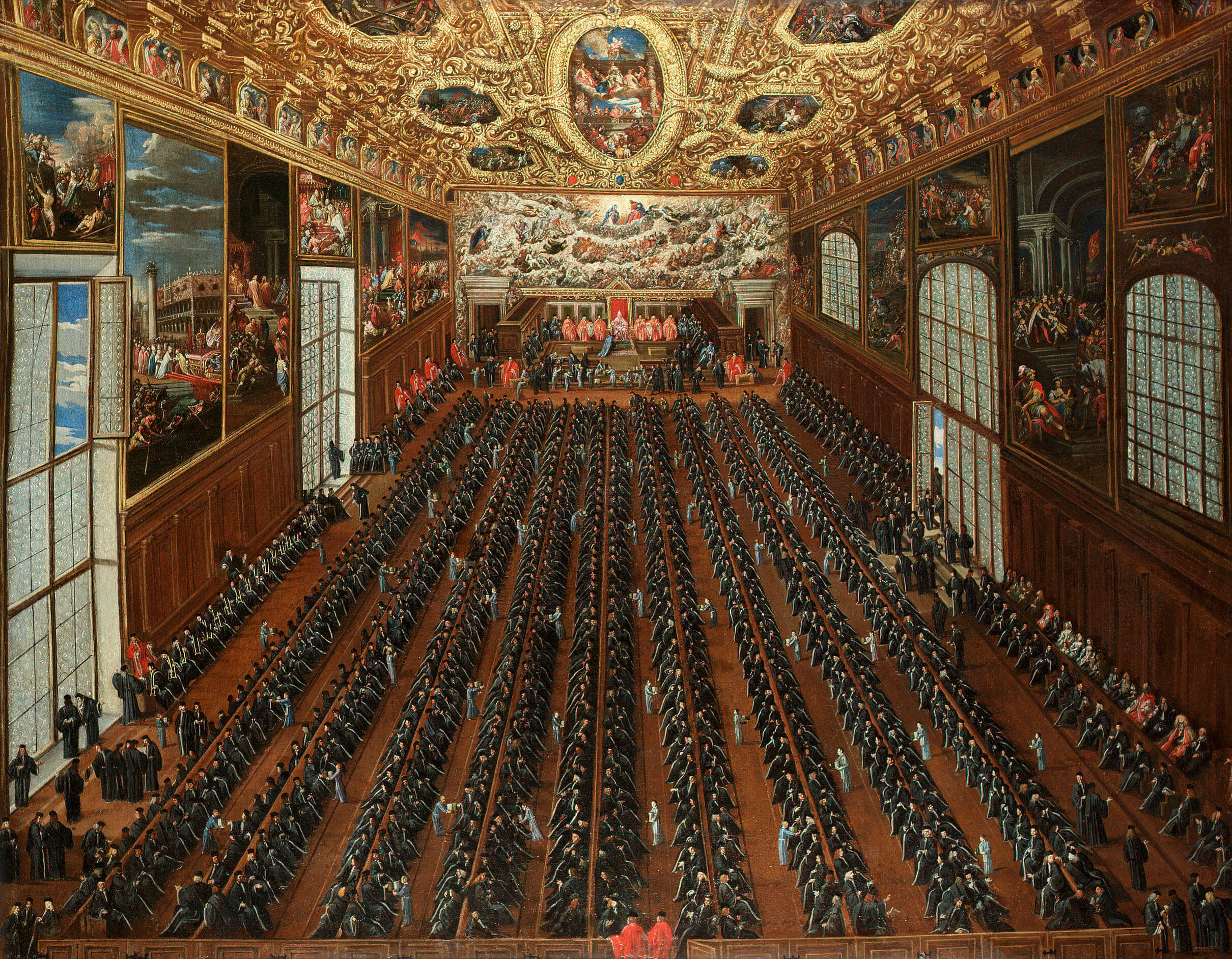 Joseph Heintz der Jüngere針對大會議廳繪畫的畫作