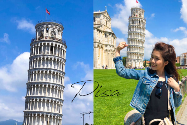 比薩斜塔｜佛羅倫斯前往比薩Pisa的交通&與斜塔創意拍照方式