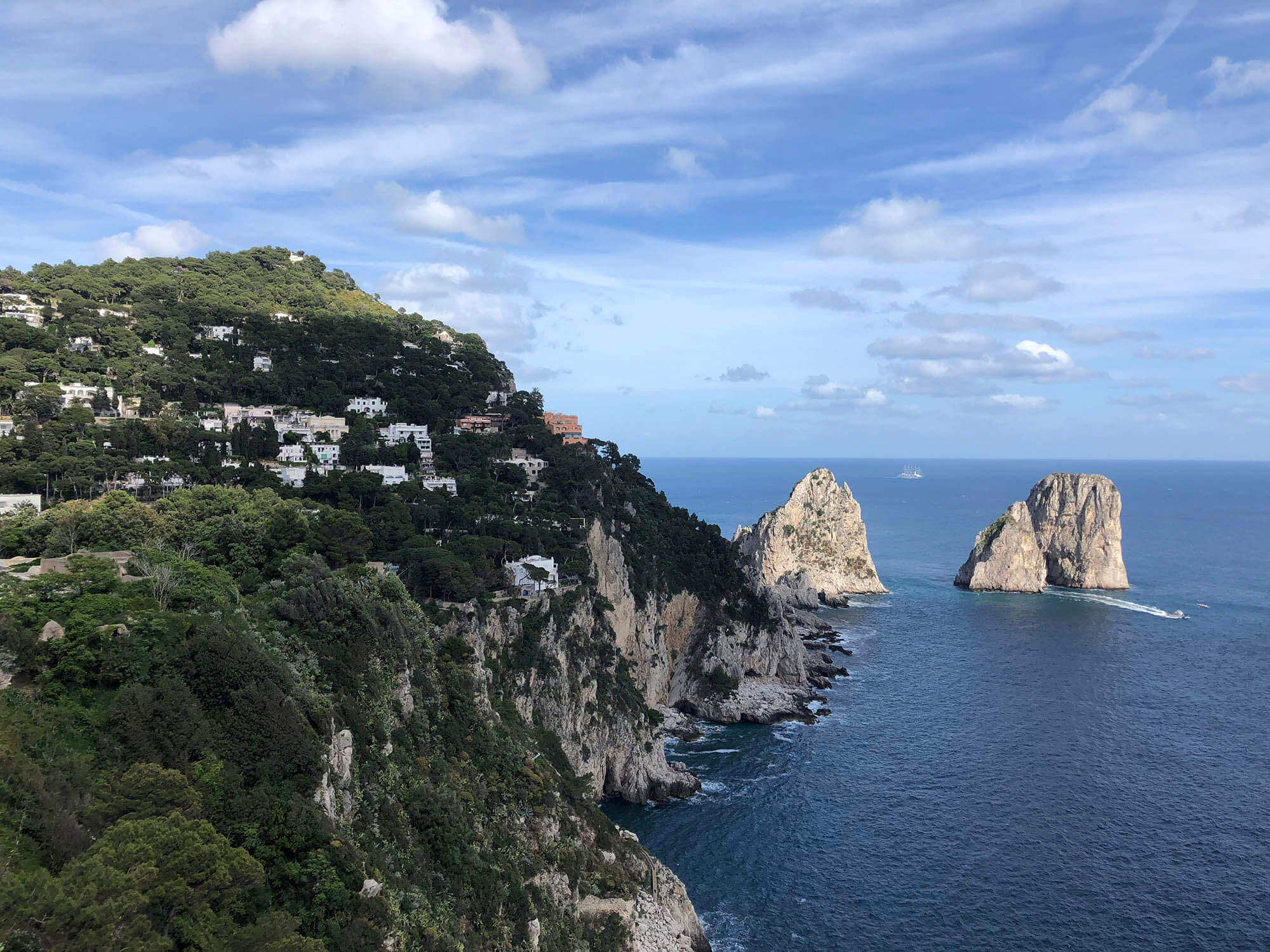 卡布里島Capri山崖