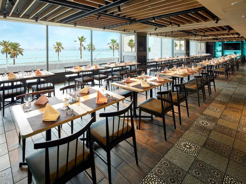 東京灣舞濱日航大酒店（Grand Nikko Tokyo Bay Maihama）用餐景觀區