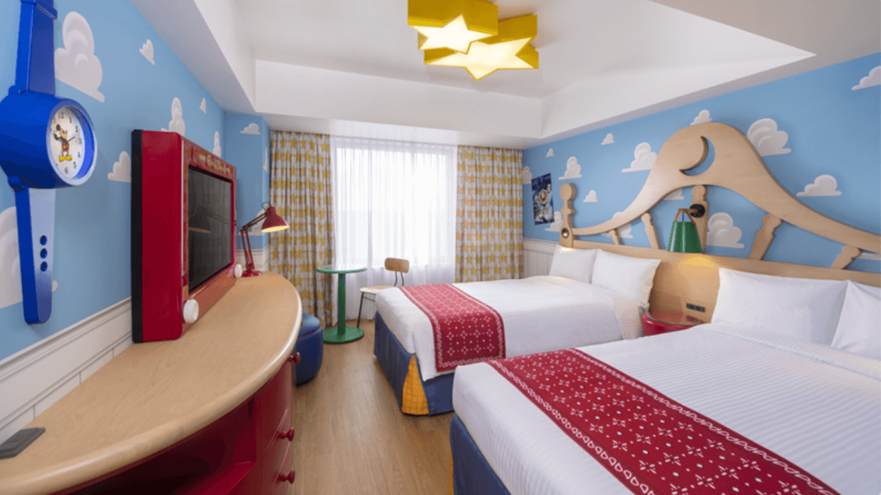 東京迪士尼度假區玩具總動員飯店（Tokyo Disney Resort Toy Story Hotel）房內設施