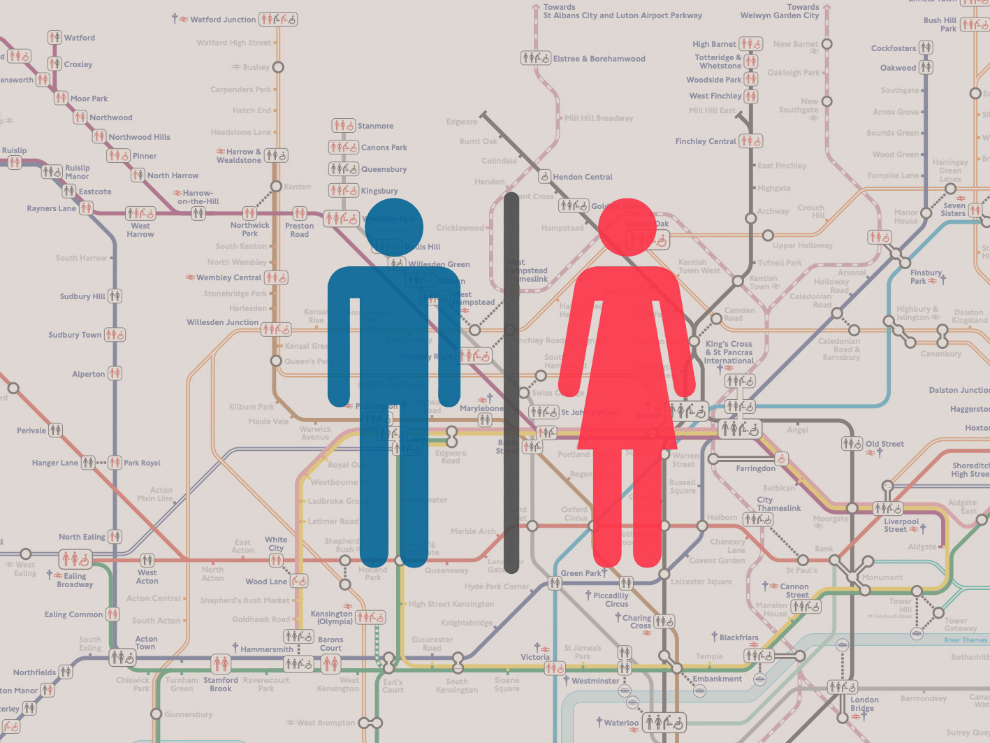 倫敦實用地圖整理：哪些地鐵站有洗手間？倫敦地鐵廁所指示地圖