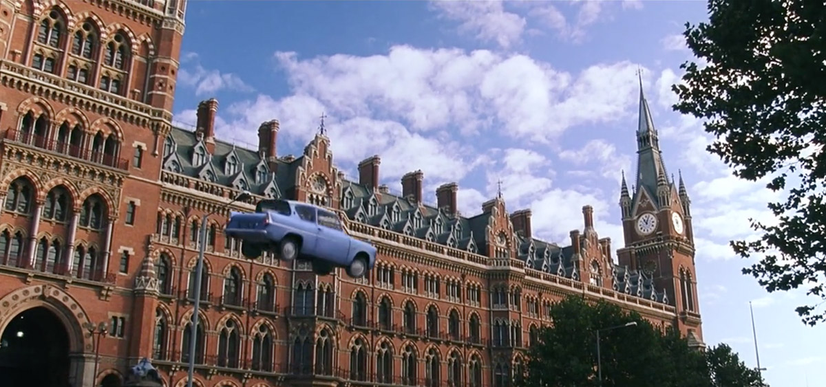 哈利波特在倫敦拍攝的10個知名電影場景：榮恩用飛車載哈利｜聖潘克拉斯國際車站St Pancras International Station 