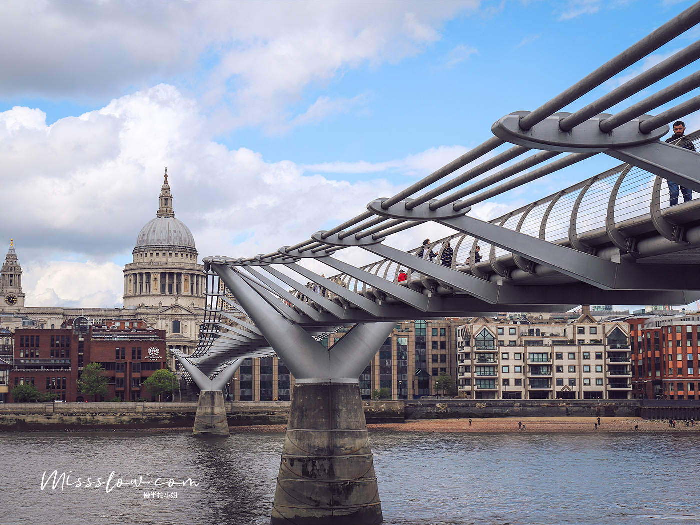 倫敦泰晤士河南岸-千禧橋