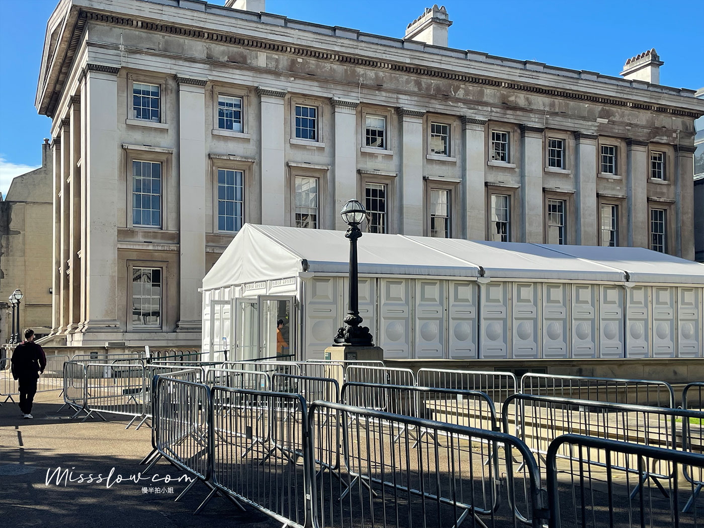 大英博物館-入口安檢處