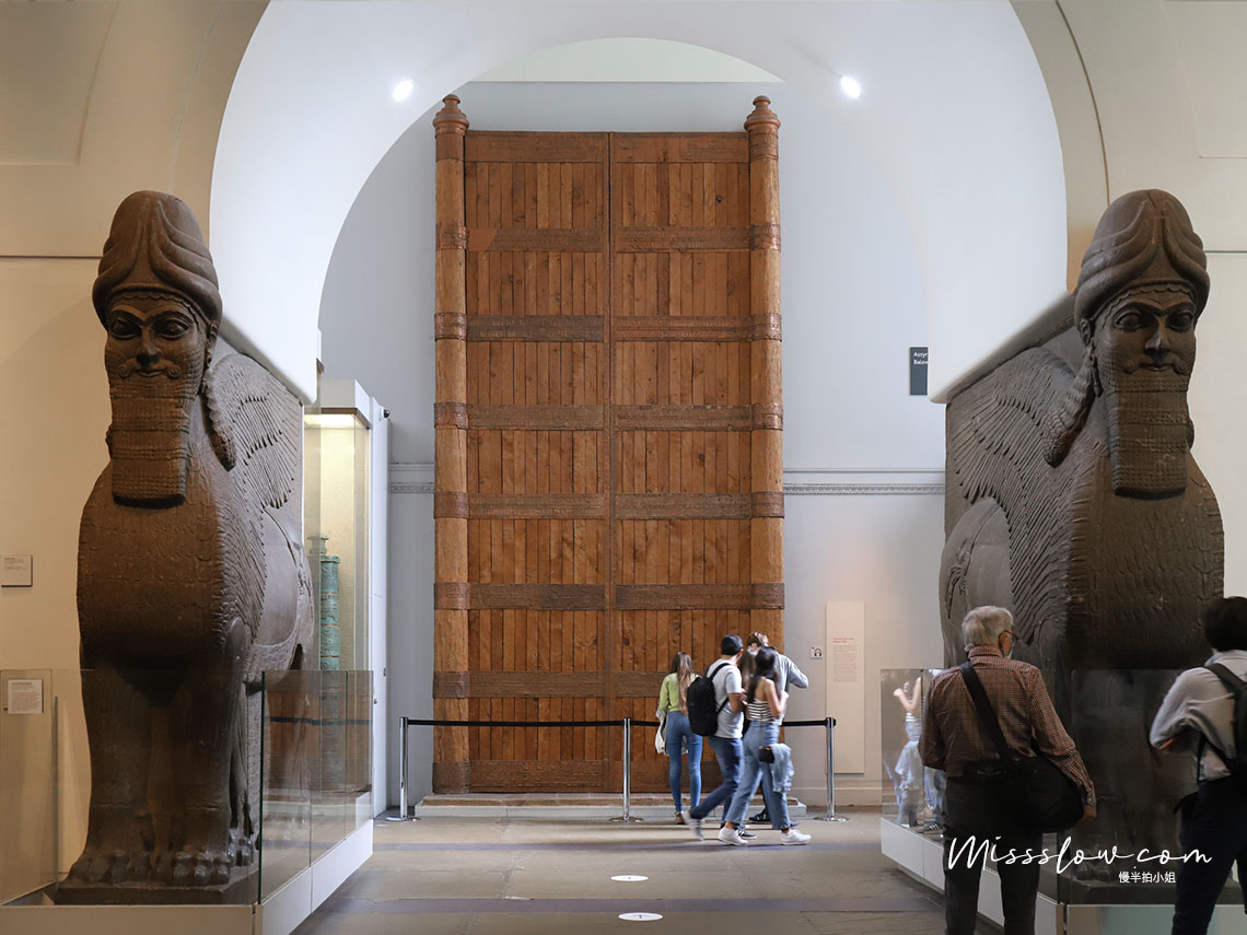大英博物館-亞述王國的鷹獅人像