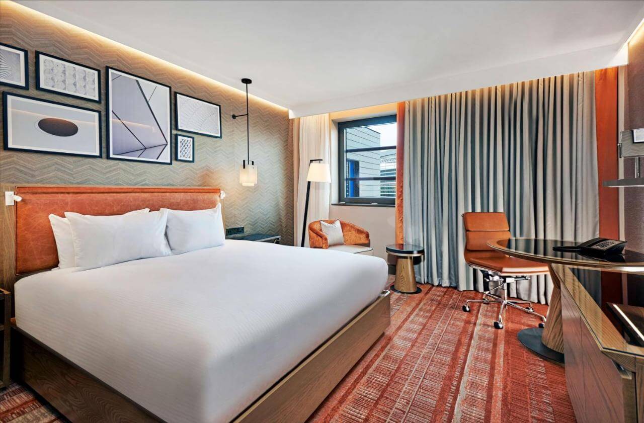 Hilton London Tower Bridge雙人床房型