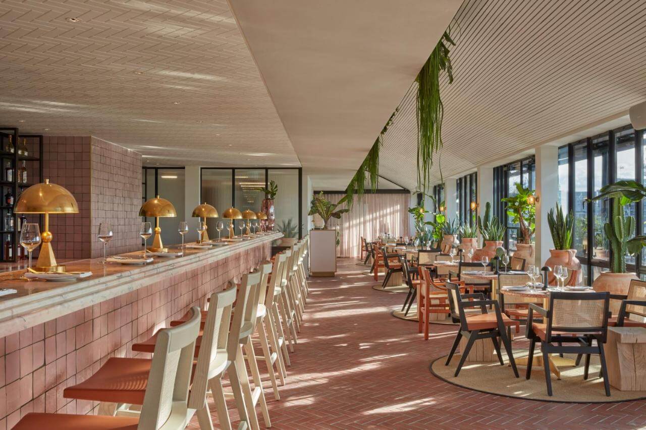 One Hundred Shoreditch公共用餐空間