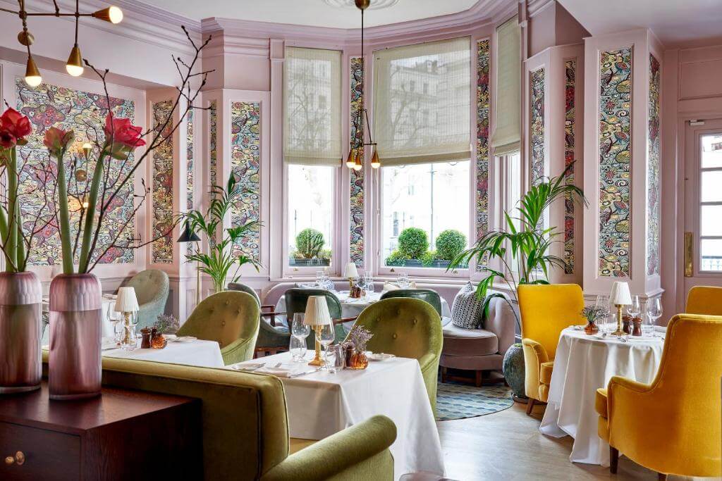 肯辛頓飯店(The Kensington Hotel, Doyle Collection)用餐區