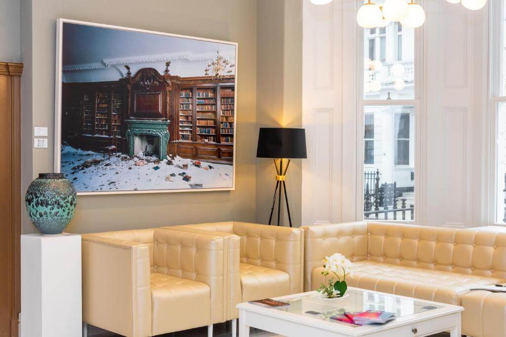 庚斯博羅飯店(The Gainsborough Hotel, South Kensington)公共區域一角