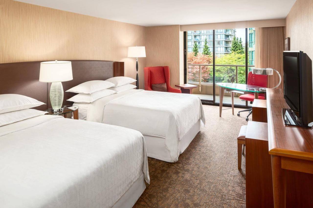 Sheraton Vancouver Airport Hotel四人房