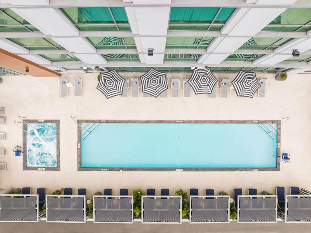 小義大利區 Carte Hotel San Diego Downtown 戶外泳池