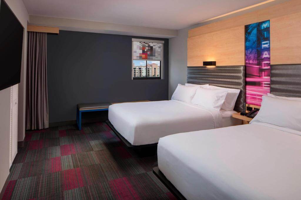克羅爾蓋博思雅樂軒酒店(Aloft Coral Gables) 4人房