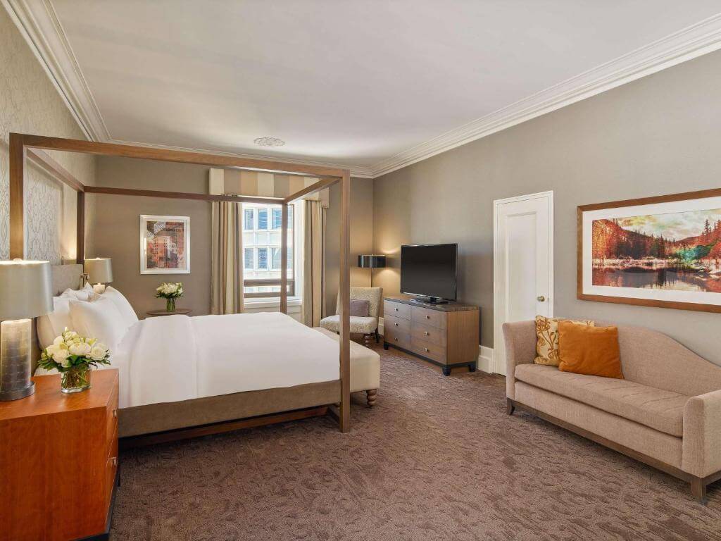 卡加利帕利斯費爾蒙酒店(Fairmont Palliser)雙人房