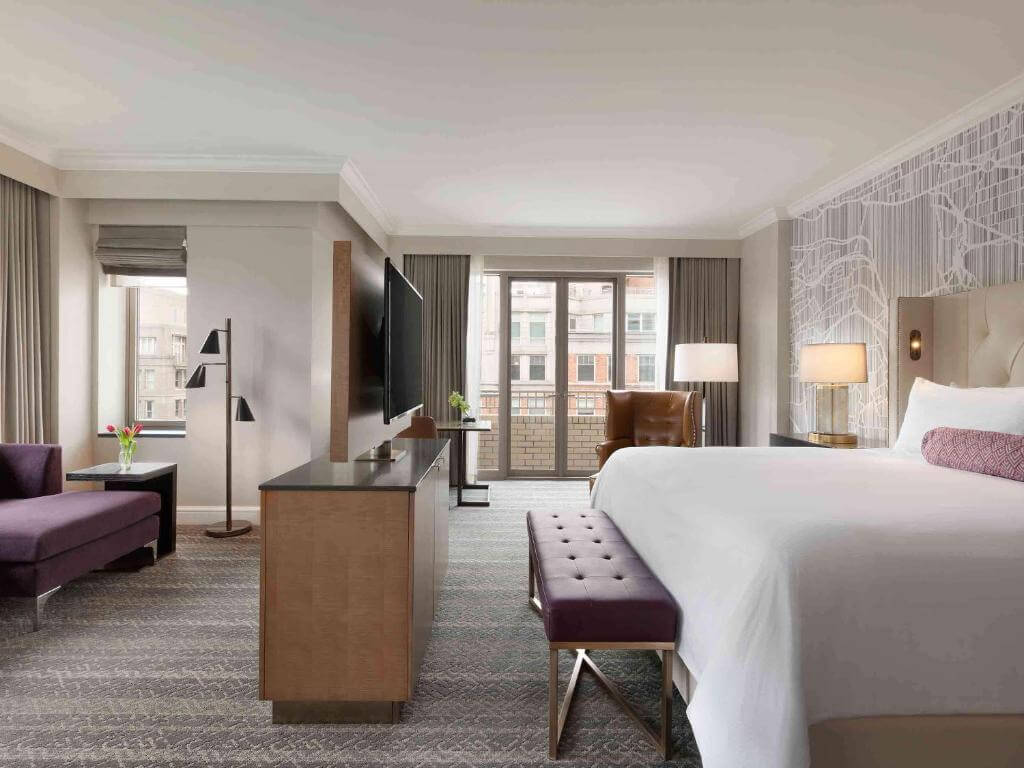Fairmont Washington, D.C., Georgetown雙人房房間