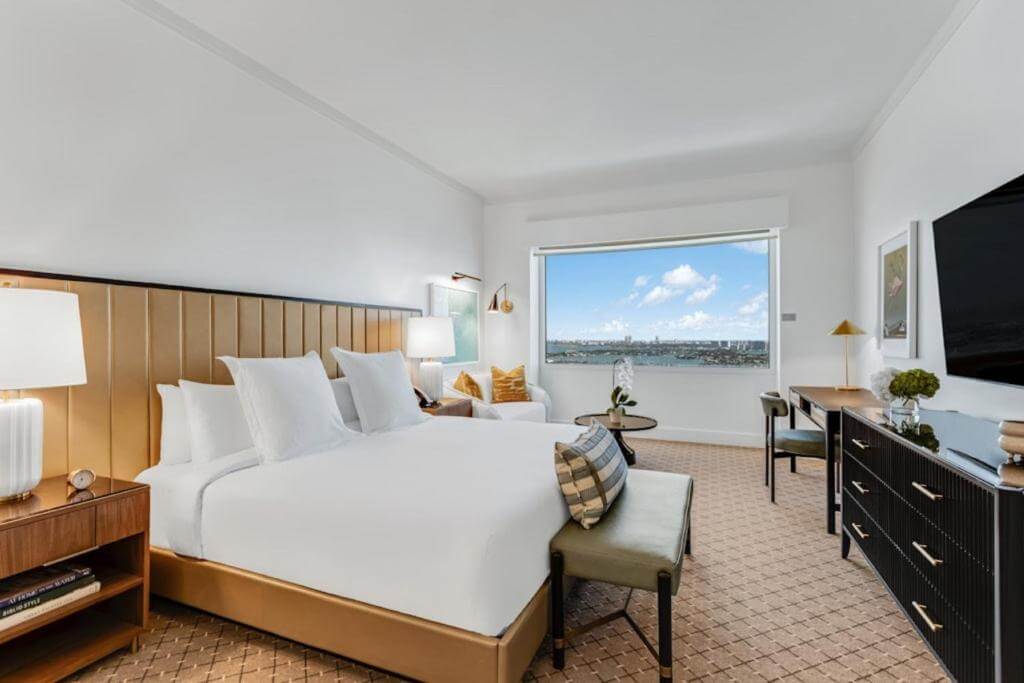 邁阿密洲際酒店(InterContinental Miami, an IHG Hotel)房間內樣子