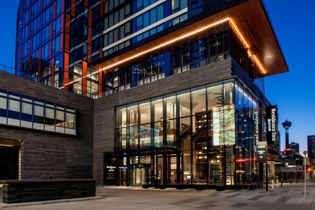 卡加利住宿飯店卡加利市中心萬豪原住客棧飯店(Residence Inn by Marriott Calgary Downtown/Beltline District)