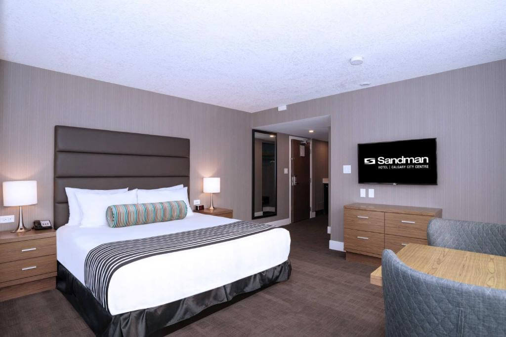桑德曼卡爾加里市中心酒店(Sandman Signature Calgary Downtown Hotel)雙人房