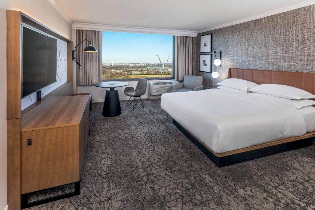 納遜奈爾喜來登酒店(Sheraton Pentagon City Hotel)雙人房樣式