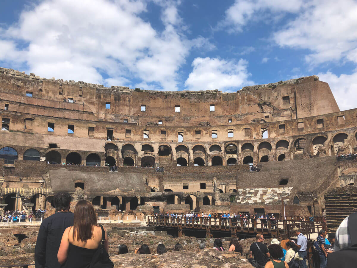 羅馬鬥獸場內部