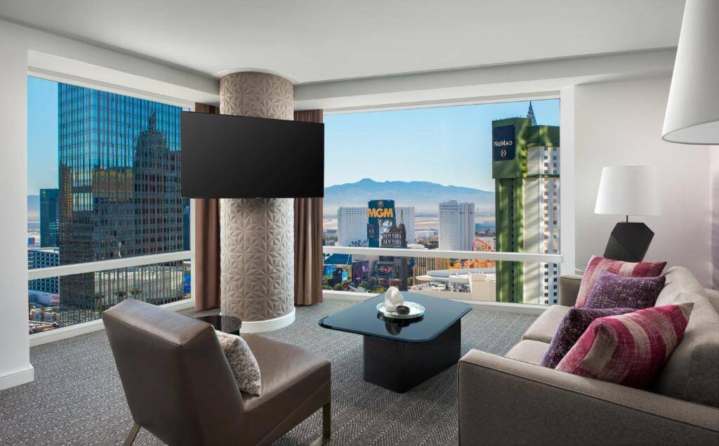 阿麗雅度假村暨賭場 ARIA Resort & Casino客房壯觀景色