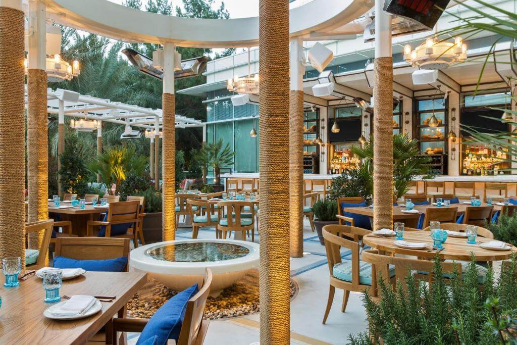 阿麗雅度假村暨賭場 ARIA Resort & Casino內部用餐區