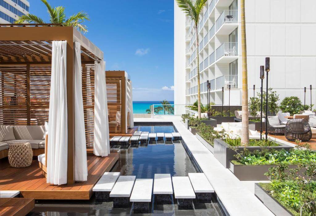 威基基海灘阿洛希拉尼酒店（ʻAlohilani Resort Waikiki Beach）戶外休息區