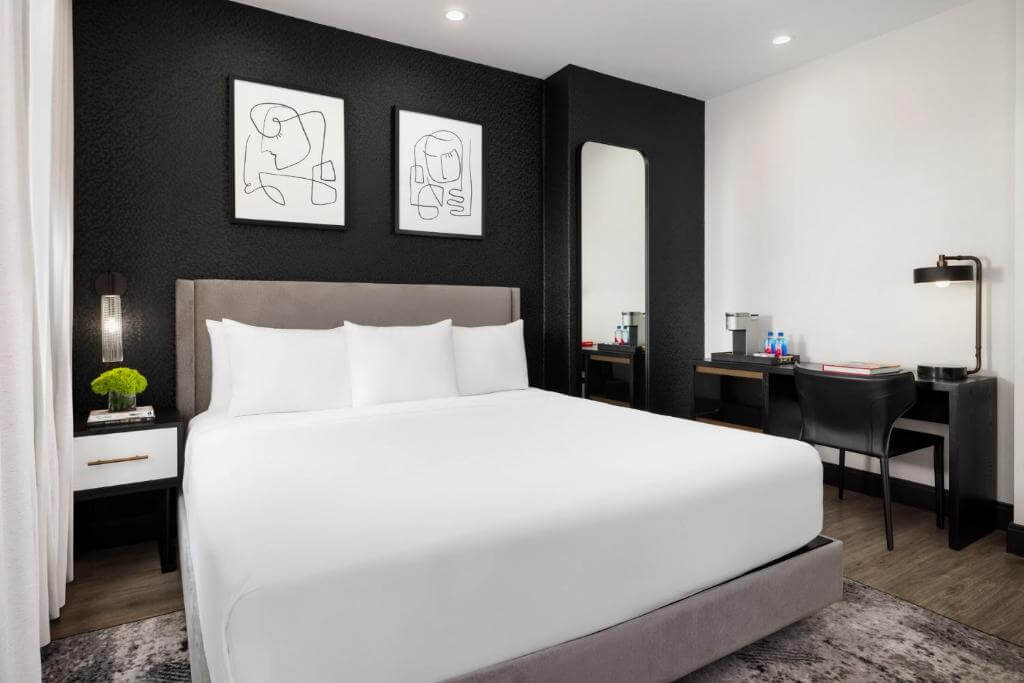 紐約市藝術屋飯店（Arthouse Hotel）雙人房房型