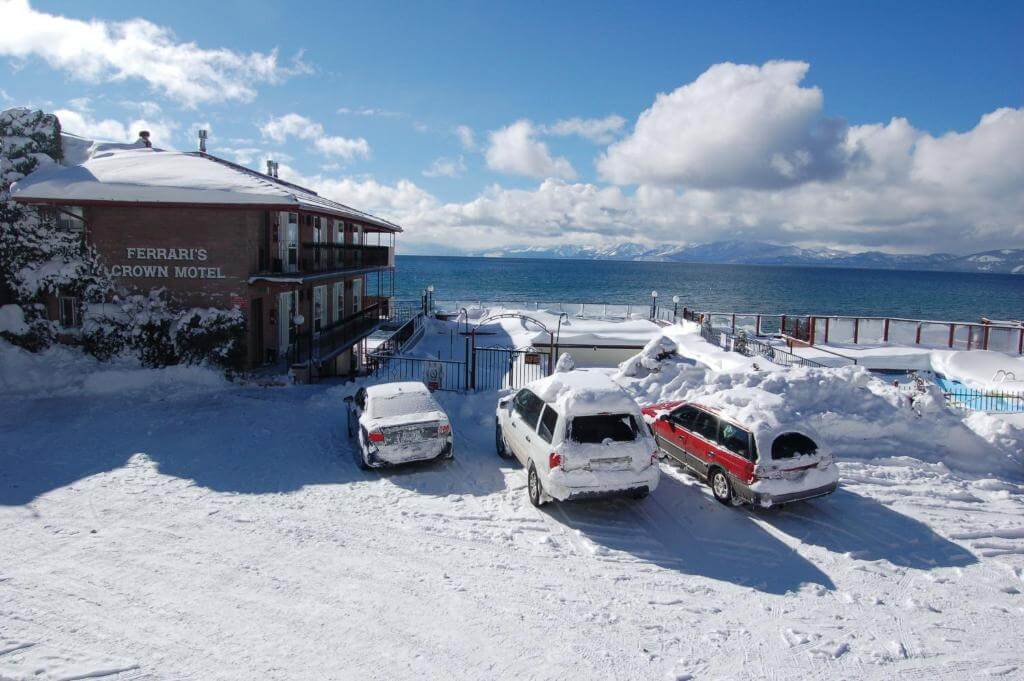 Crown Motel戶外雪景