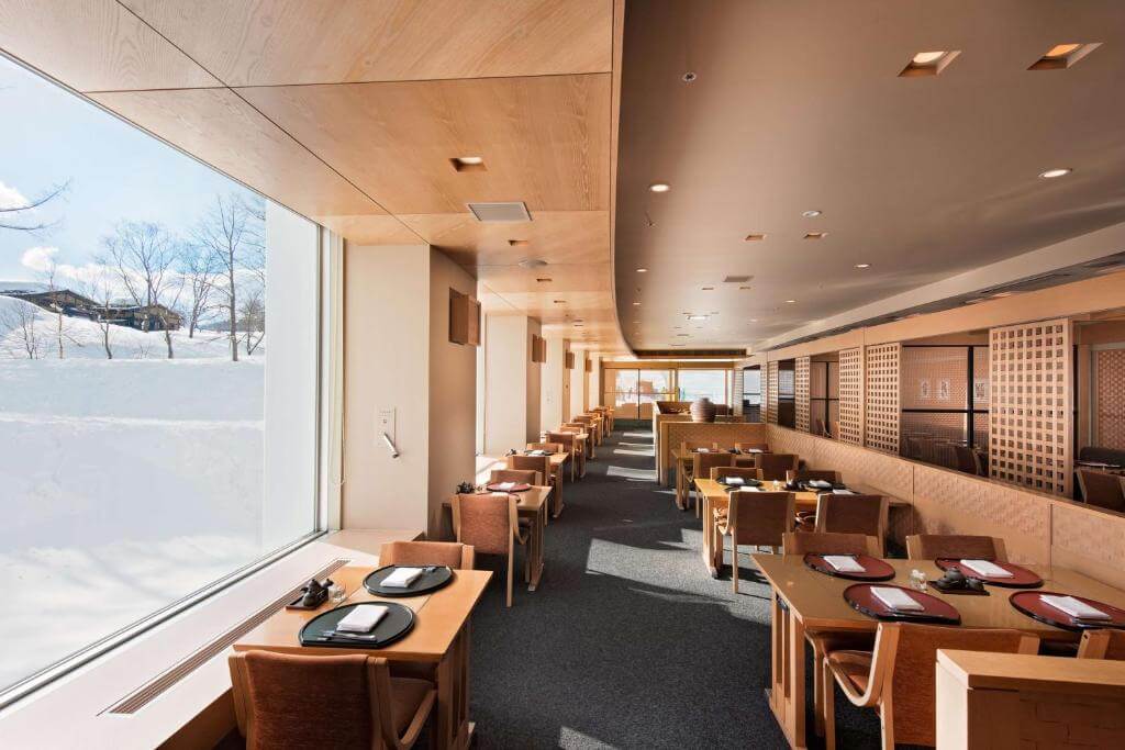 北海道新雪谷希爾頓度假酒店 Hilton Niseko Village用餐景觀區