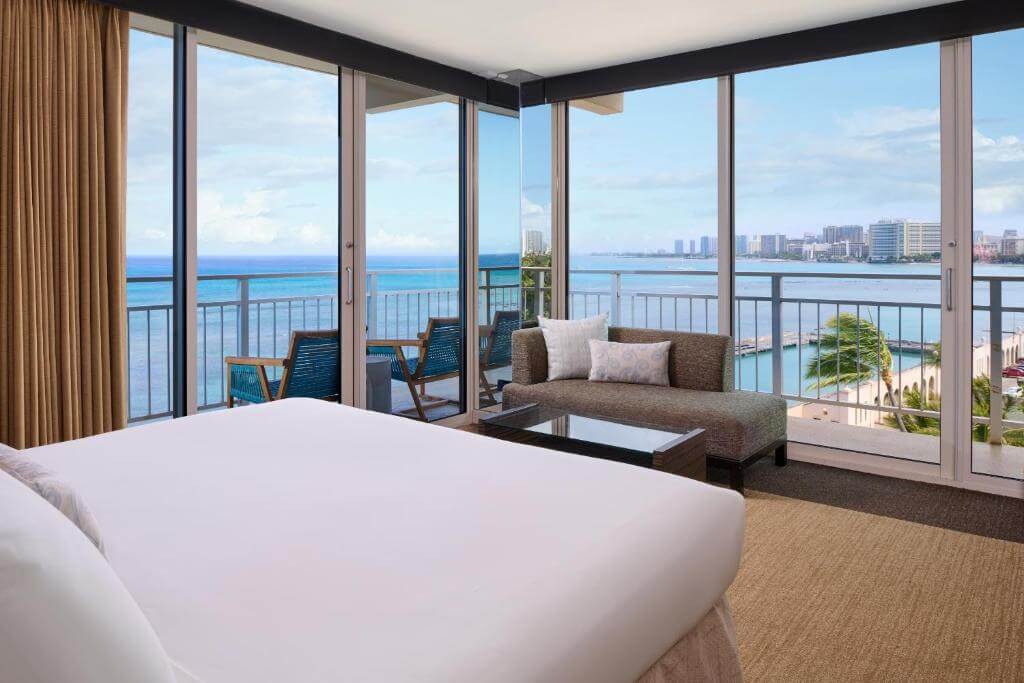 凱馬納海灘飯店（Kaimana Beach Hotel）雙人海景房