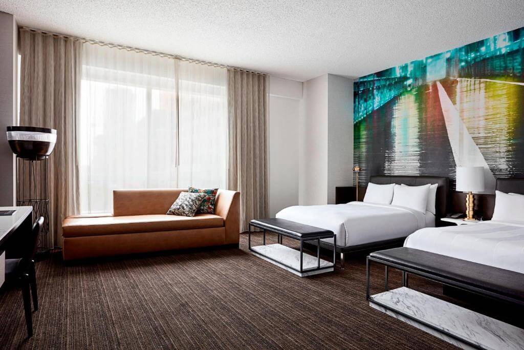 紐約布魯克林橋萬豪飯店（New York Marriott at the Brooklyn Bridge）四人房