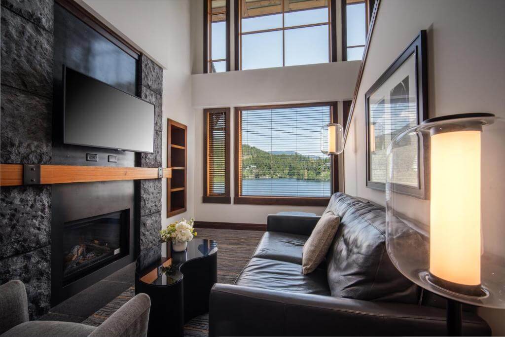 尼塔湖度假村(Nita Lake Lodge)房間內部的景觀