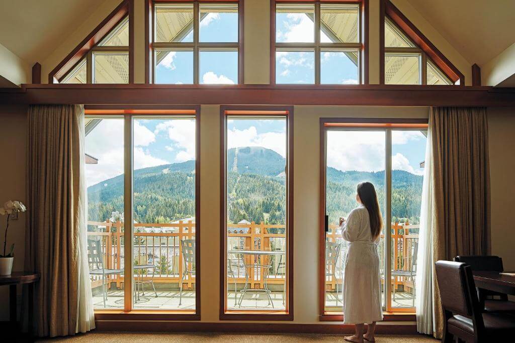惠斯特泛太平洋鄉村中心酒店(Pan Pacific Whistler Village Centre)窗外漂亮美景