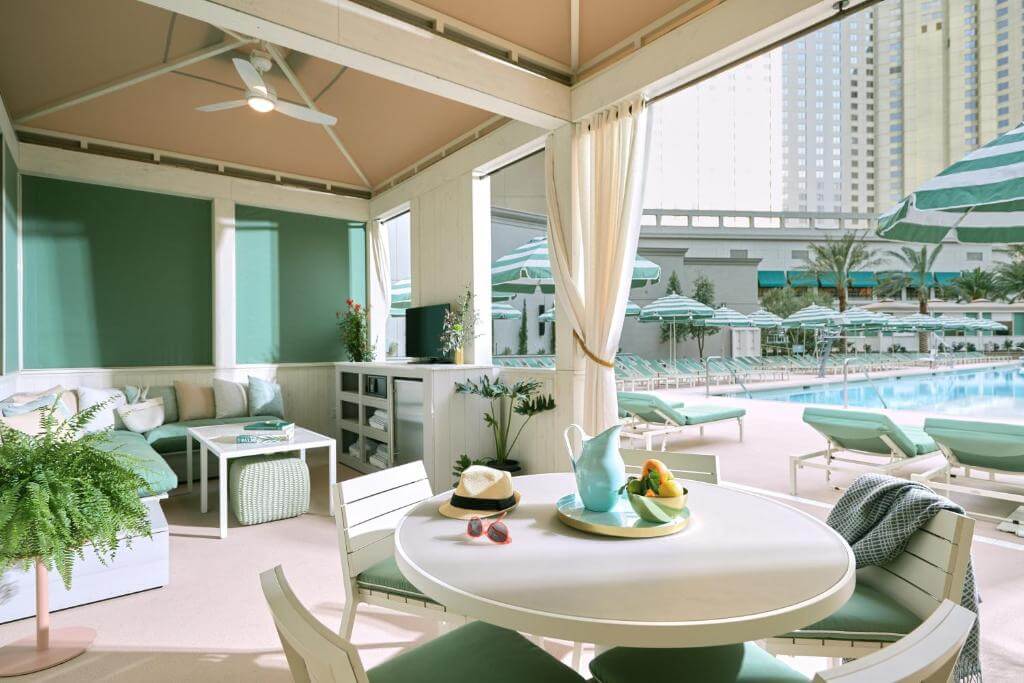拉斯維加斯美高梅公園飯店 Park MGM Las Vegas戶外用餐區