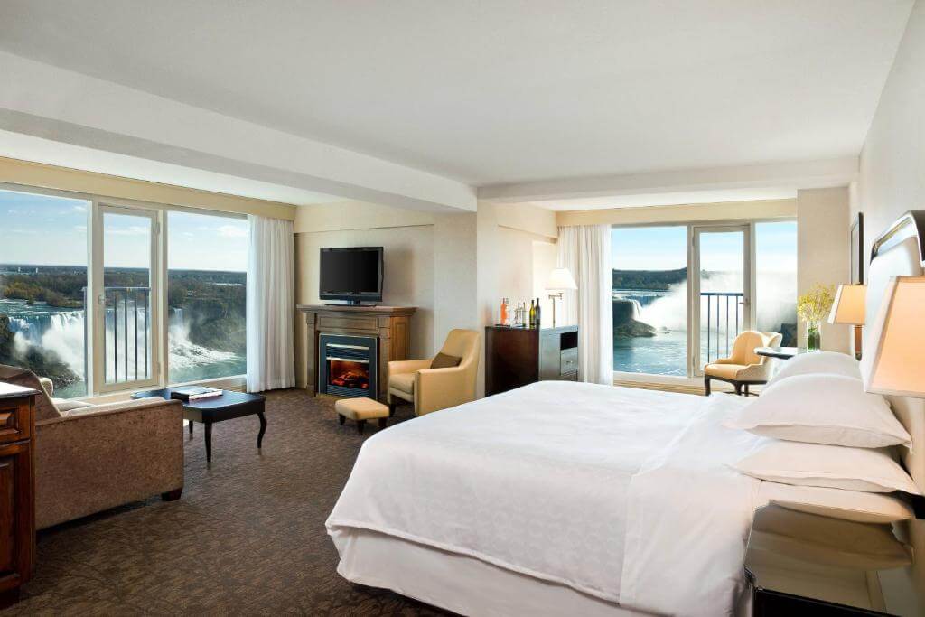 尼加拉瀑布喜來登瀑布景觀飯店 Sheraton Fallsview Hotel景觀房間樣式