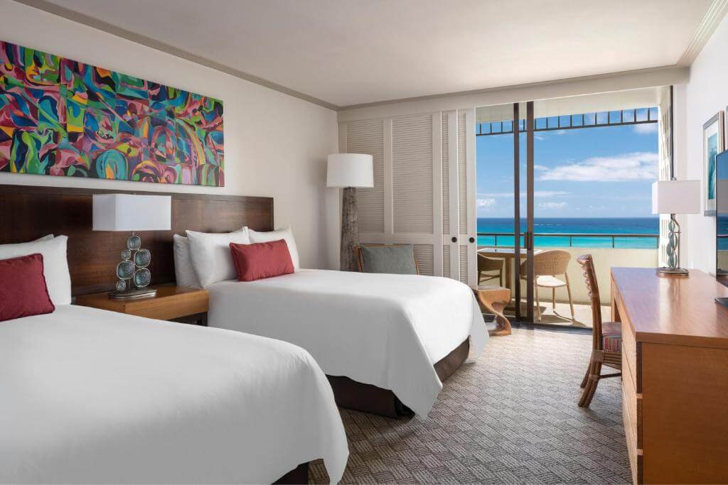 皇家夏威夷威基基度假酒店（The Royal Hawaiian, a Luxury Collection Resort）飯店內房間