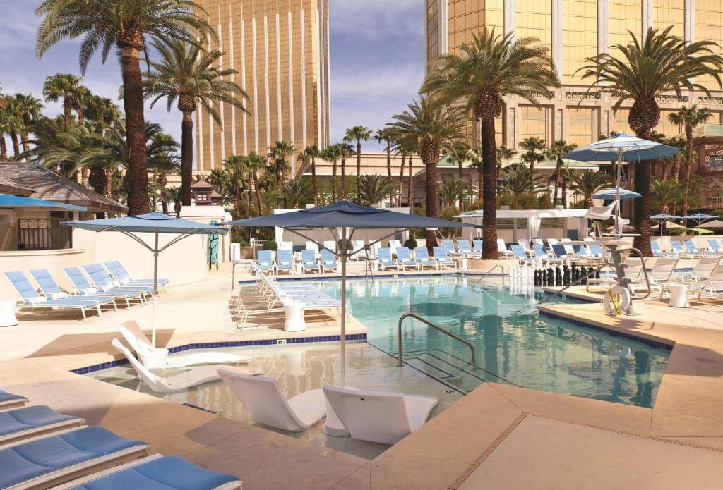 拉斯維加斯W酒店（W Las Vegas）戶外泳池區