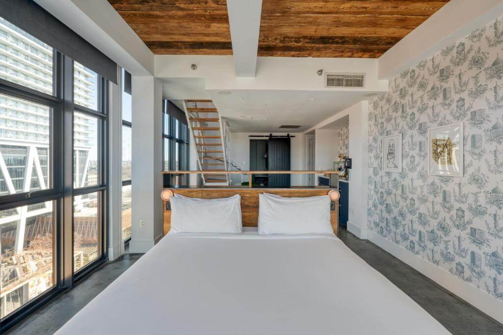 威思酒店（Wythe Hotel）雙人房閣樓