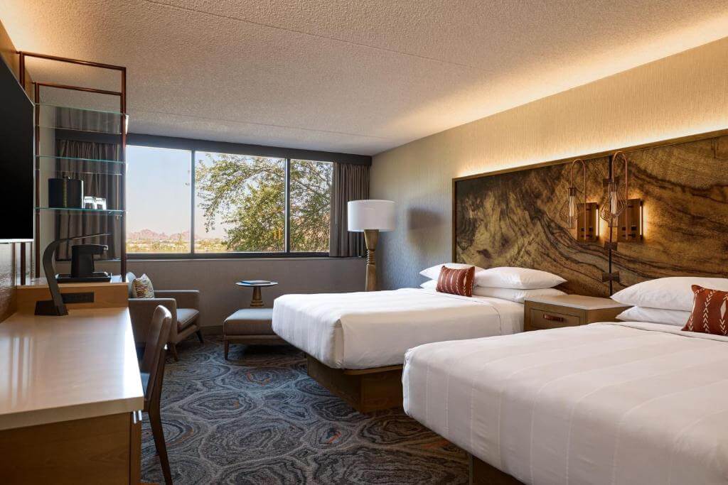 坦佩巴特斯費尼克斯萬豪度假村(Marriott Phoenix Resort Tempe at The Buttes)雙人房
