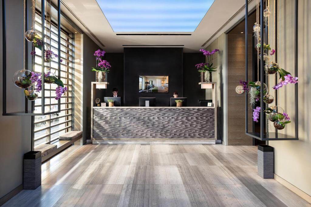 Starhotels Echo櫃檯區