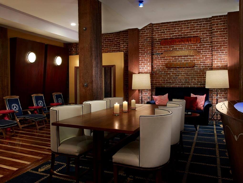 Argonaut Hotel交誼廳