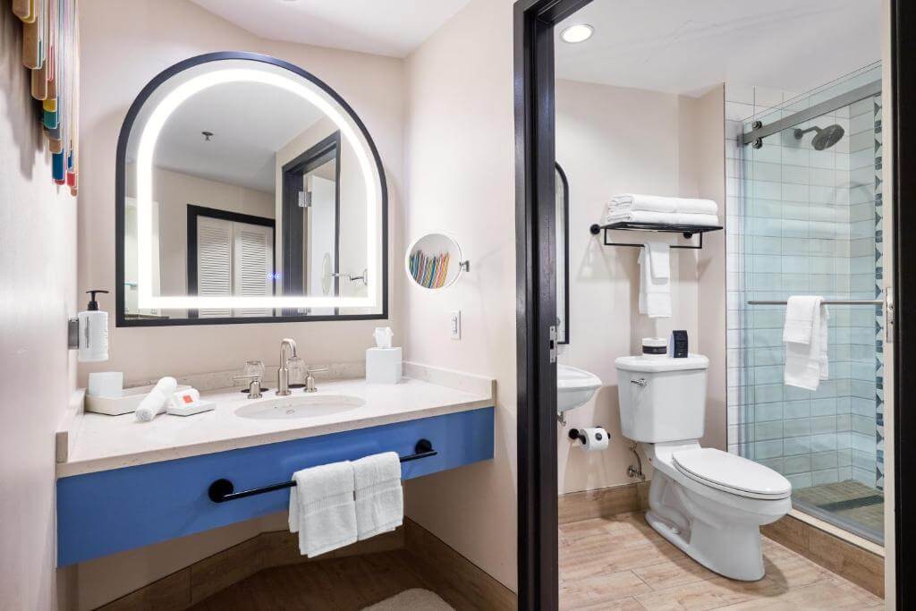 奧蘭多環球影城硬石飯店（Hard Rock Hotel at Universal Orlando）浴室空間