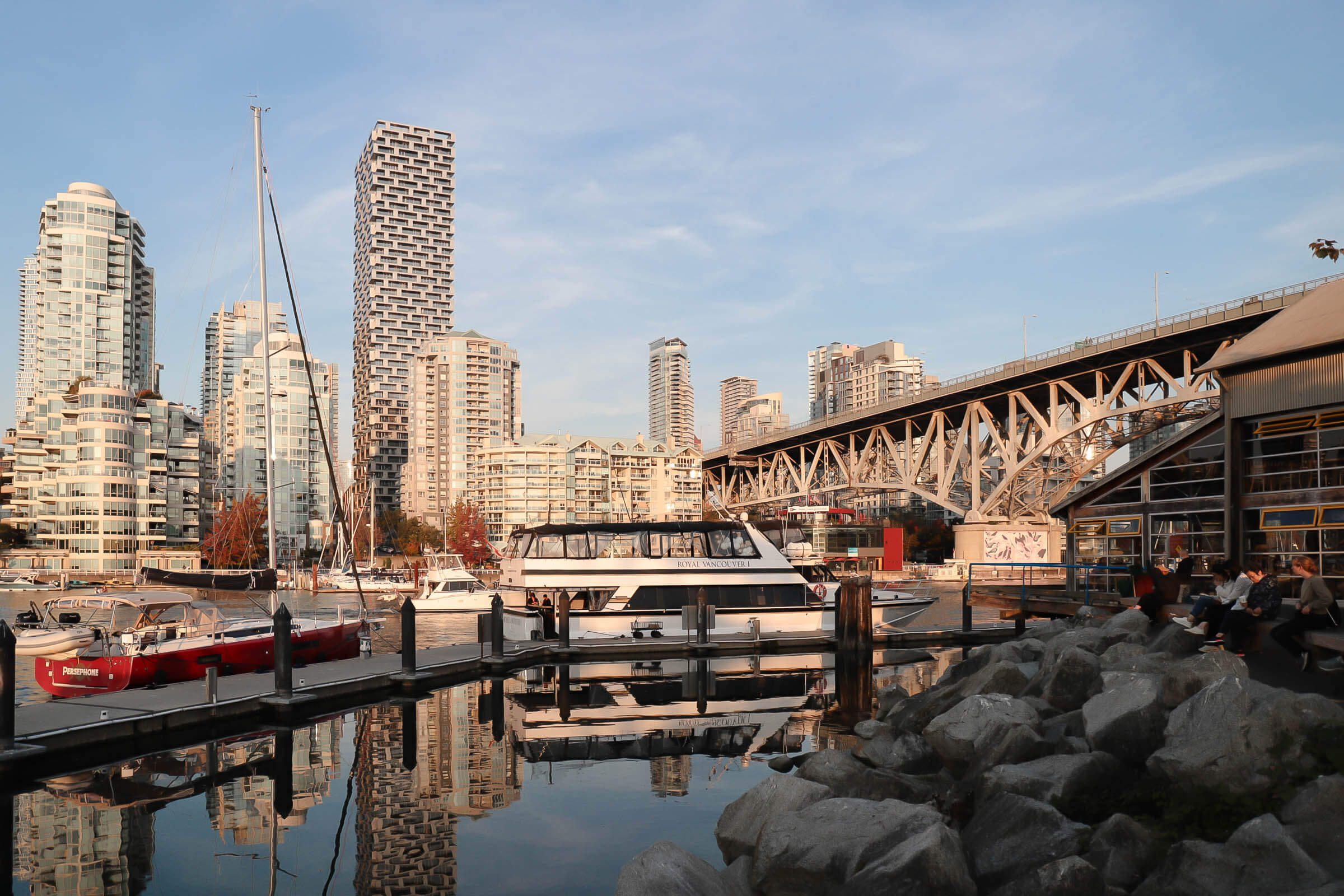 格蘭維爾島市集露台風景