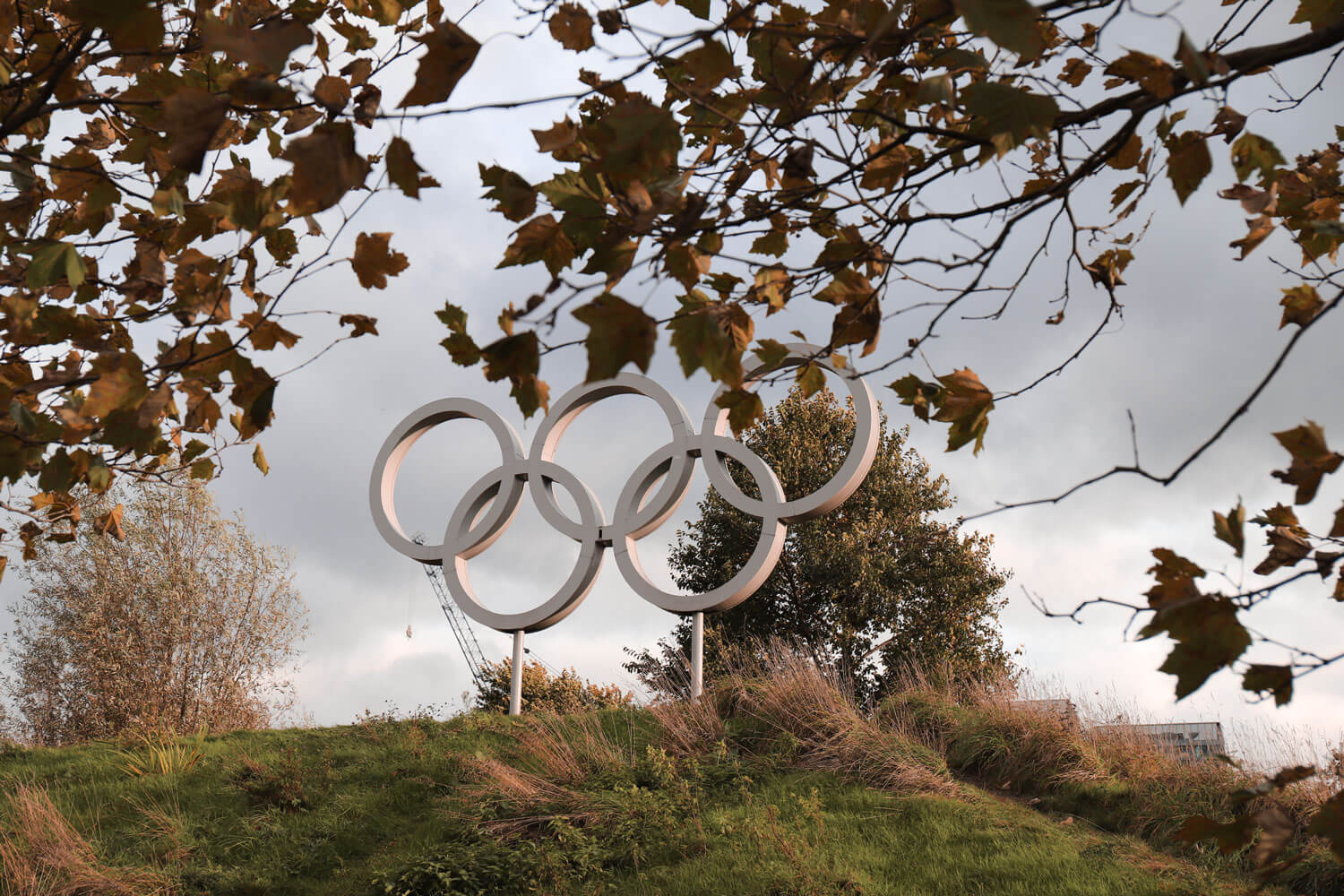 倫敦奧林匹克公園秋天景色