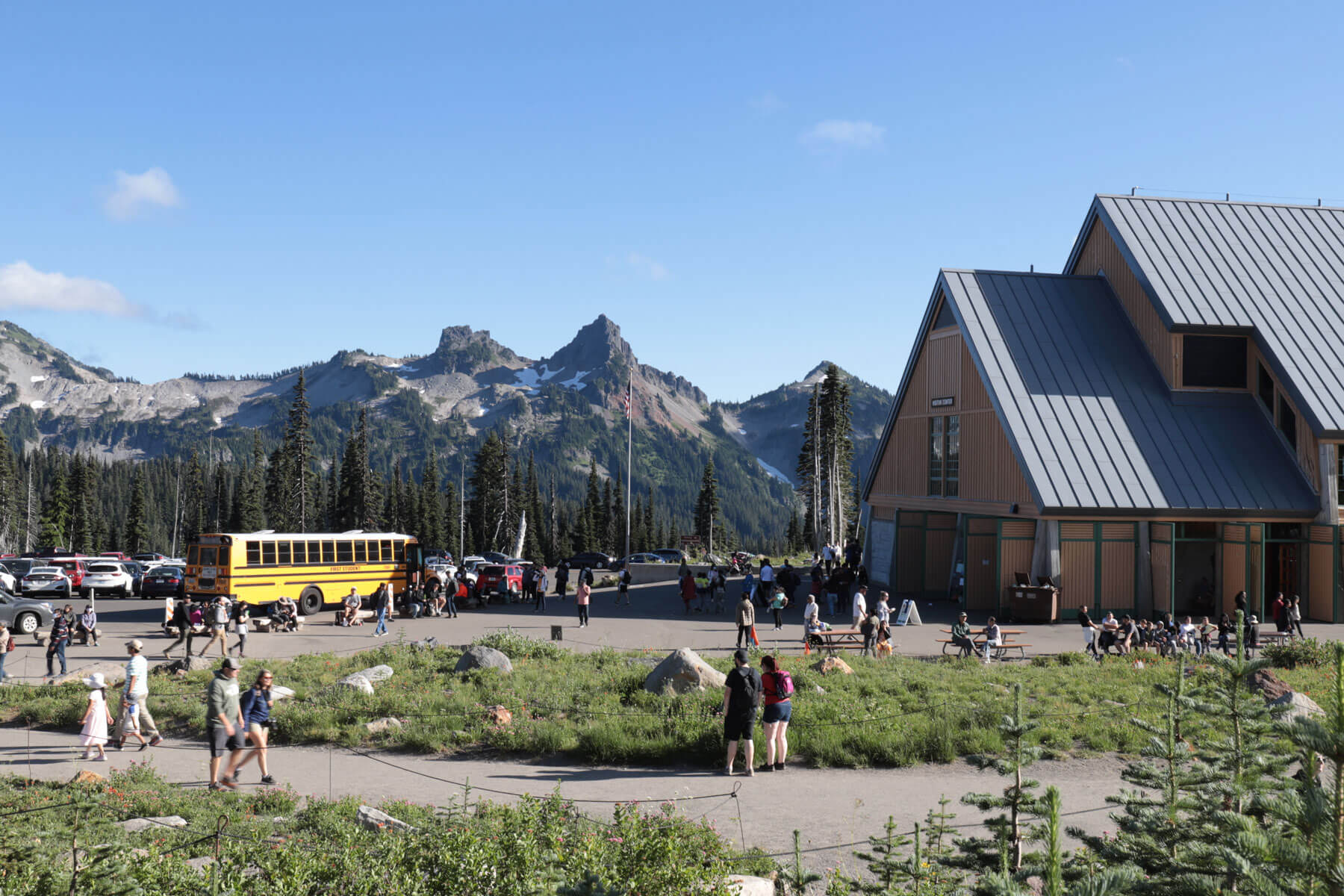 西雅圖雷尼爾國家公園遊客中心外觀