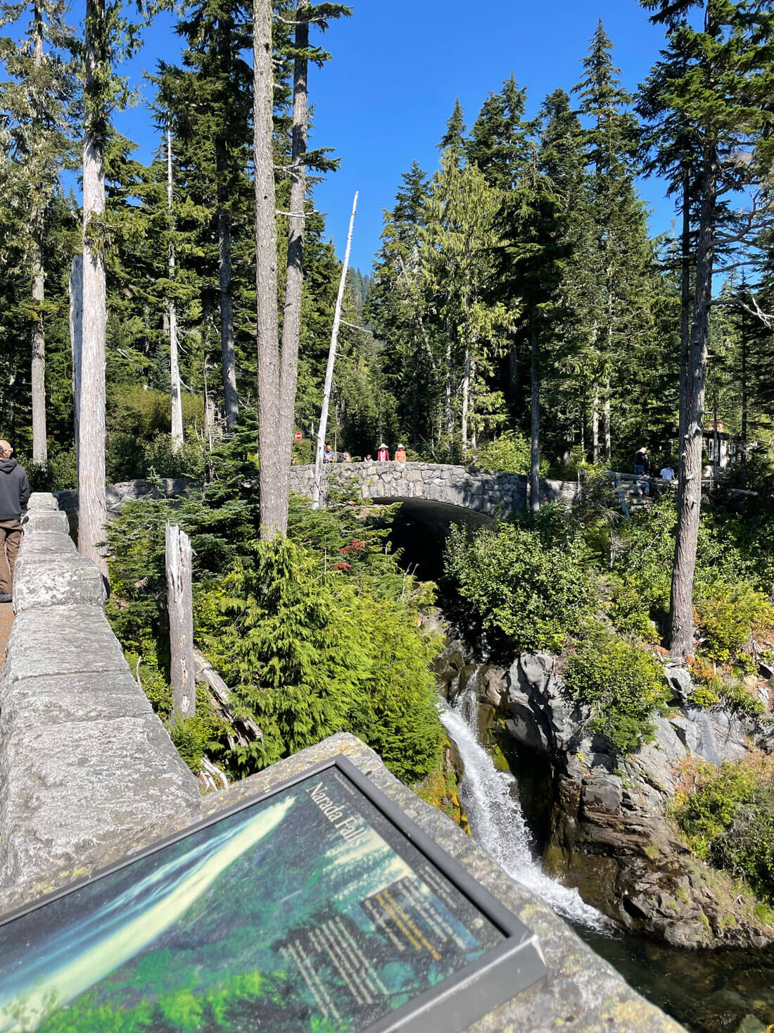 雷尼爾國家公園Narada Falls看牌